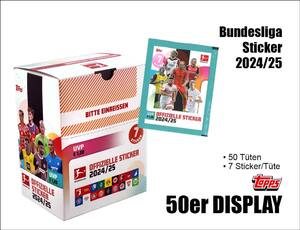 Topps Bundesliga Sticker 2024/2025 - 50er DISPLAY