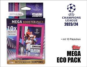 Topps UEFA Champions League 2023/2024 Sticker - MEGA ECO PACK