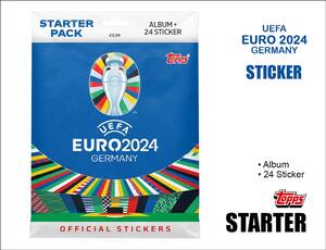 Topps UEFA EURO 2024 Sticker - Starter mit Album