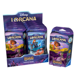 Disney Lorcana: Set 4 - Starter Deck Display (8 Packungen) (Englisch)