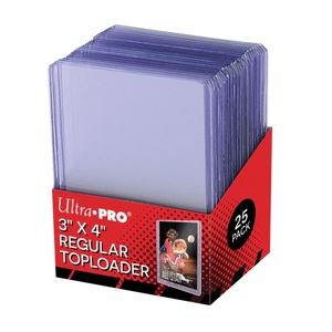 Clear Regular Toploaders f�r Standard Size Cards - 25er Pack