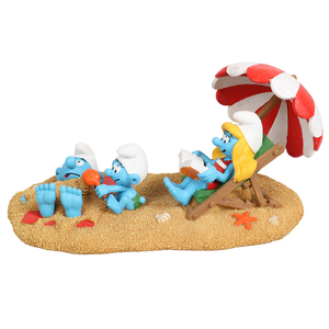 Schl�mpfe am Strand - Schlumpfine & Baby - Figur