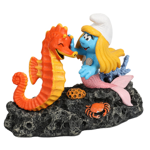 Schlumpfine mit Seepferdchen - Figur