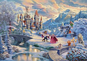Disney Die Sch�ne und das Biest - Zauberhafter Winterabend - 1000 Teile Puzzle