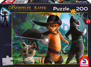 Der gestiefelte Kater - Der letzte Wunsch - Puzzle 200 Teile