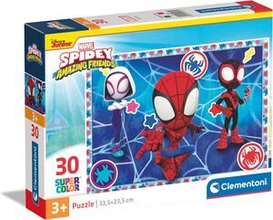Clementoni 20285 - Spidey und seine Freunde - 30 Teile Puzzle Supercolor
