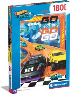 Clementoni 29789 - Hot Wheels - 180 Teile Puzzle Supercolor
