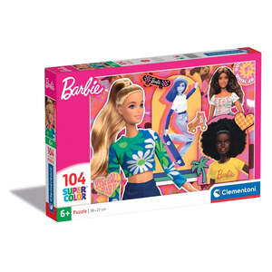Clementoni 25753 - Barbie - 104 Teile Puzzle Supercolor