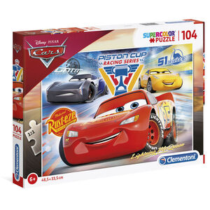 Clementoni 27072 - Disney Cars 3 - 104 Teile Puzzle Supercolor