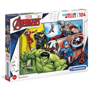 Clementoni 27284 - Marvel The Avengers - 104 Teile Puzzle Supercolor