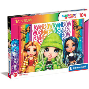 Clementoni 20342 - Rainbow High - 104 Teile Puzzle - Brilliant Puzzle