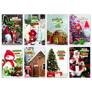 Weihnachtskarten sortiert - 100 St�ck - 8 Motive