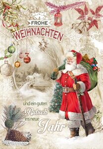Weihnachtskarten - 100 St�ck - 6 Motive