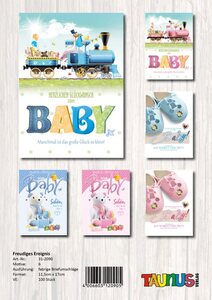 Babykarte - 100 St�ck - 6 Motive