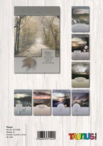 Trauerkarte - 100 St�ck - 8 Motive