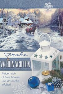 Weihnachtskarten - 100 St�ck - 8 Motive