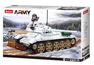 Sluban M38-B0978 - Army Battle of Budapest - Medium Panzer (wei�)