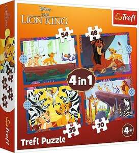 K�nig der L�wen - 4 in 1 Puzzle 35, 48, 54, 70 Teile
