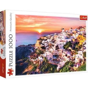 Sonnenuntergang �ber Santorini - Puzzle 1000 Teile