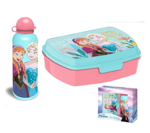Disney Frozen / Die Eisk�nigin - Brotdose & Aluminium Trinkflasche