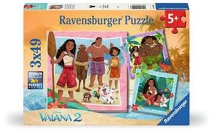 Disney Vaiana 2 Auf, zu neuen Abenteuern - Puzzle 3x49 Teile
