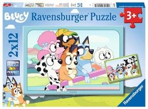 Spa� mit Bluey - Puzzle - 2 x 12 Teile