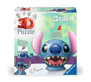 Disney Stitch Puzzle-Ball mit Ohren - 3D Puzzle 72 Teile