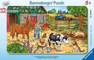 Gl�ckliches Bauernhofleben- Rahmenpuzzle - 15 Teile