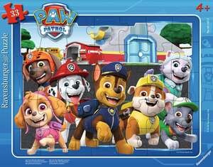 Paw Patrol: Auf zum n�chsten Abenteuer - Rahmenpuzzle 33 Teile