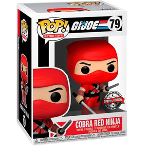 Funko 56111 - Pop! Retro Toys - G.I. Joe Cobra Red Ninja Exclusive #79