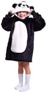 Noxxiez - kuscheliger Hoodie 3 bis 6 Jahre - Panda