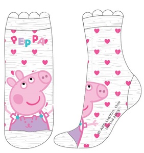 Peppa Pig - Socken f�r M�dchen - Gr��e 23-26 - ICE GREY MELANGE