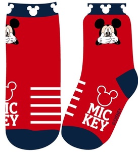 Mickey Mouse - Socken f�r Jungs - Gr��e 31-34 - Rot