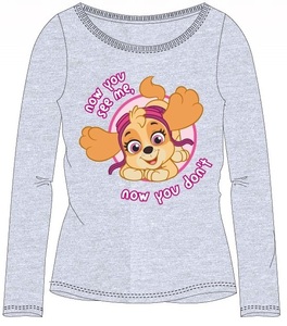 Paw Patrol - Langarm T-Shirt - Grau - Gr��e 128