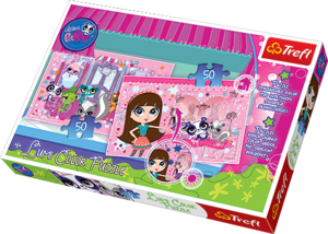 Littlest Pet Shop Lumi Color 2 in 1 Puzzle - 2 x 50 Teile