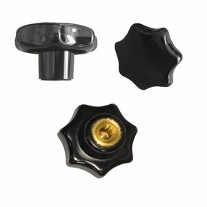 25 Stck Sterngriffmutter - M4  20 mm - DIN6336 K - Messinggewinde
