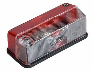 1 x Begrenzungsleuchte  Umri�leuchte rot/wei� + Gl�hbirne