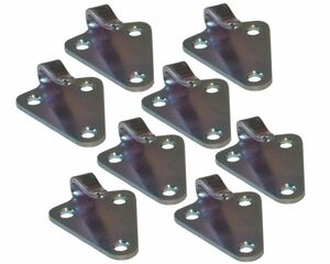 8 St�ck - Dreiloch - Planenhaken - gestanzte Ausf�hrung - Stahl verzinkt