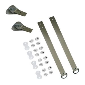  2 x Aufrollkappe + 2 x Aufrollriemen + 4 x Calott Nieten   Riemenl�nge 400 mm