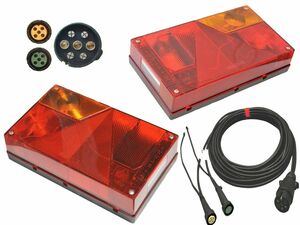 Aspck Multipoint 1 Set Leuchten links + rechts  Kabel 6 Meter mit Abgang