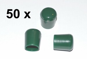 50 Stck - Abschlukappe fr Rundrohr fr Rohre / Stbe  16 mm