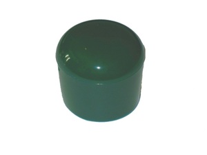 50 x Rundrohrkappe 16 mm schwarz UV-stabil Kappen für Rundrohre 15,5 bis 16,5 mm 