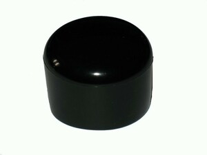 5 St�ck Kappe f�r Rundrohr D = 40  mm L = 23,5 mm --- Schwarz
