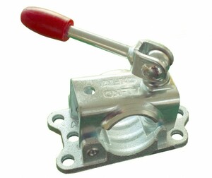 1 x ALKO Klemmhalter  48 mm Guß mit Kipphebel Klemmschelle für Stützrad / Stützen