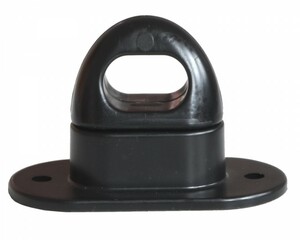 16 St�ck Drehverschluss f�r Oval�sen, Kunststoff, 42x22mm, schwarz