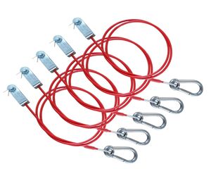 5x Abreiseil / Sicherungsseil Knott 1050 mm lang - Knott Nr. 203202.001