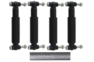 4 x Knott 990022 Achssto�d�mpfer mit Schraubenmaterial - Anh�nger Stossd�mpfer
