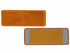 12 x R�ckstrahler - Reflektor - Kleben - 90 x 40 mm - Gelb - Pr�fzeichen