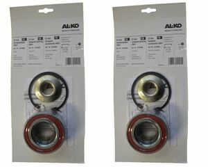 2x ALKO - Radlager 1224805 Lager 80/42x42 mm + Radmutter + Sicherung 