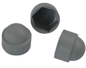 500 Stck - Sechskant Schutzkappe M10 - Schlsselweite 17mm, Farbe grau - Abdeckkappe